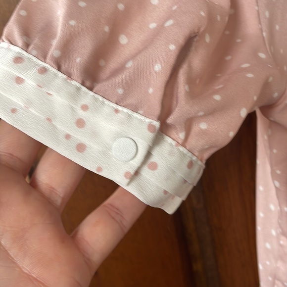 Jason Wu for Target Bow Neck Button Down Polka Dot Top Women’s Medium M - Picture 4 of 7